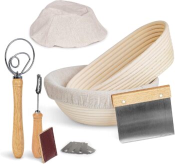 Achetez ce kit banneton pain sur Amazon