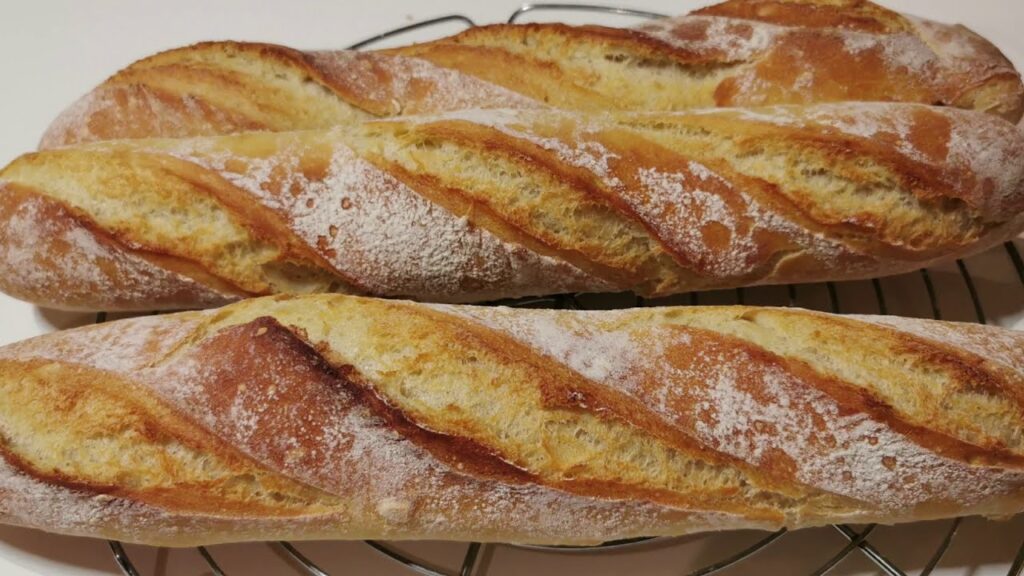 pain baguette avec banneton