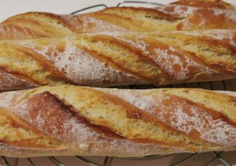 pain baguette avec banneton
