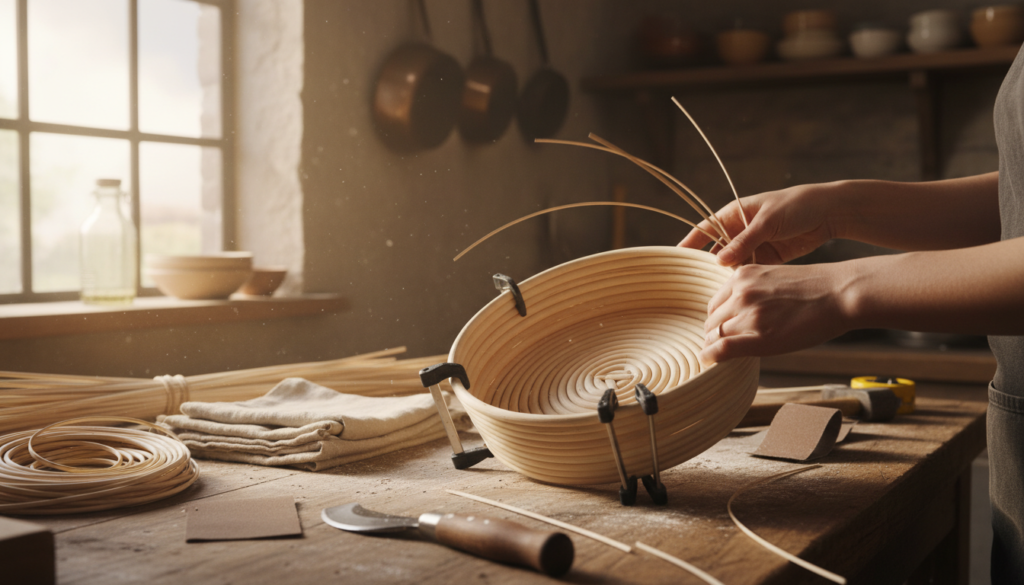 découvrez comment fabriquer votre propre banneton étape par étape pour réussir la fermentation de votre pain maison avec des matériaux simples et naturels.