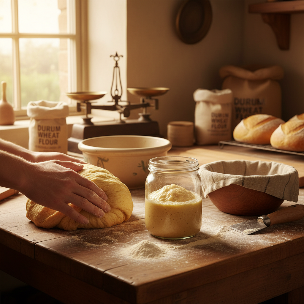 découvrez comment préparer un délicieux pain au levain traditionnel en utilisant du levain de blé dur benenton pour une saveur authentique et une texture parfaite.
