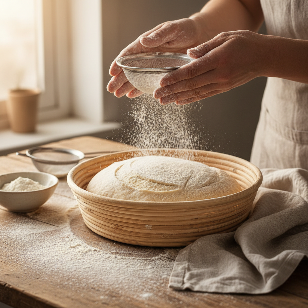 Comment préparer un pain de 1kg avec un banneton ?