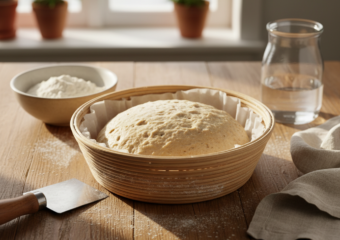 découvrez comment préparer un pain sportif maison en utilisant un banneton pour une pâte bien levée et une croûte parfaite. guide étape par étape pour un pain sain et savoureux.