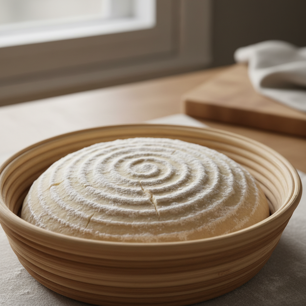 découvrez comment préparer un pain sportif croustillant et savoureux en utilisant un banneton pour une fermentation optimale et une belle forme traditionnelle.