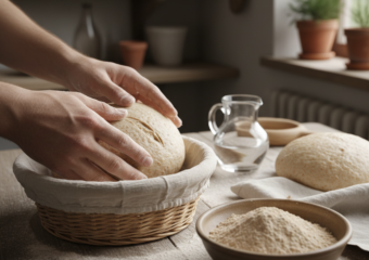 découvrez comment préparer un pain complet savoureux et croustillant en utilisant un banneton, pour un résultat artisanal et naturel à la maison.