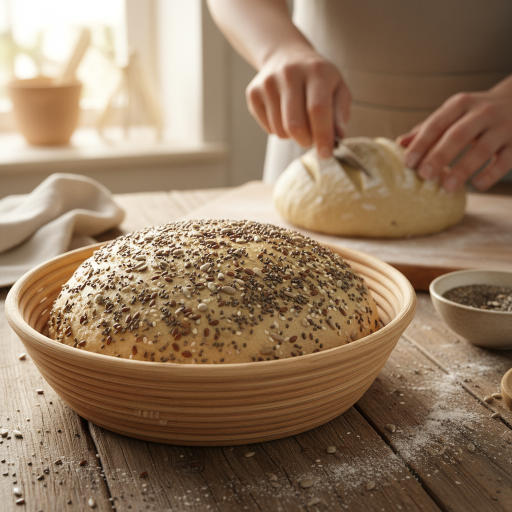 Comment réussir la recette du pain aux graines avec un banneton ?