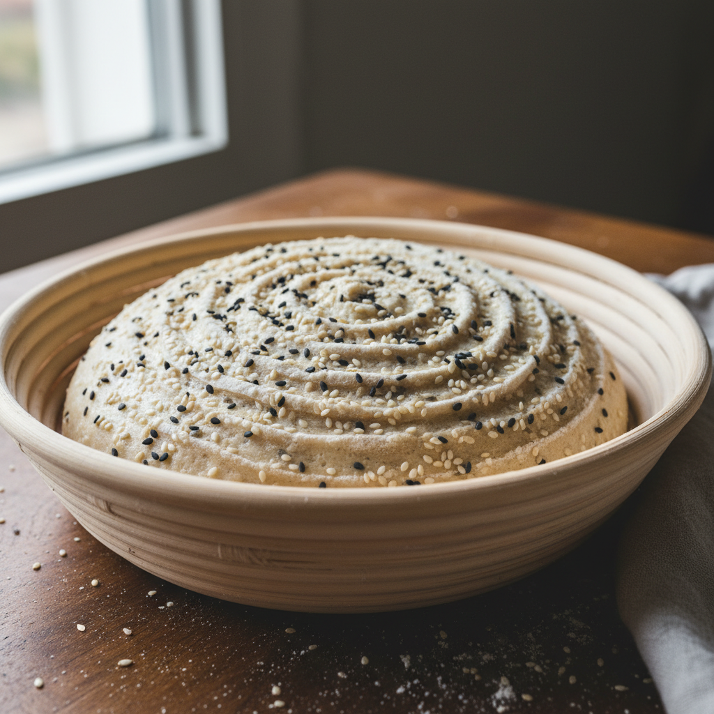 Comment réussir une délicieuse recette de pain au sésame avec un banneton ?