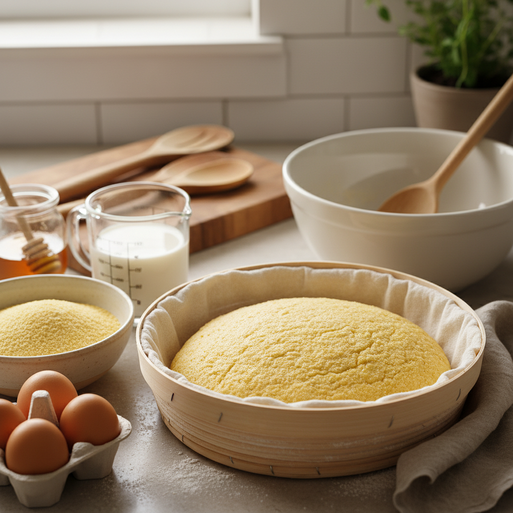 Comment réussir une recette de pain au maïs avec un banneton ?