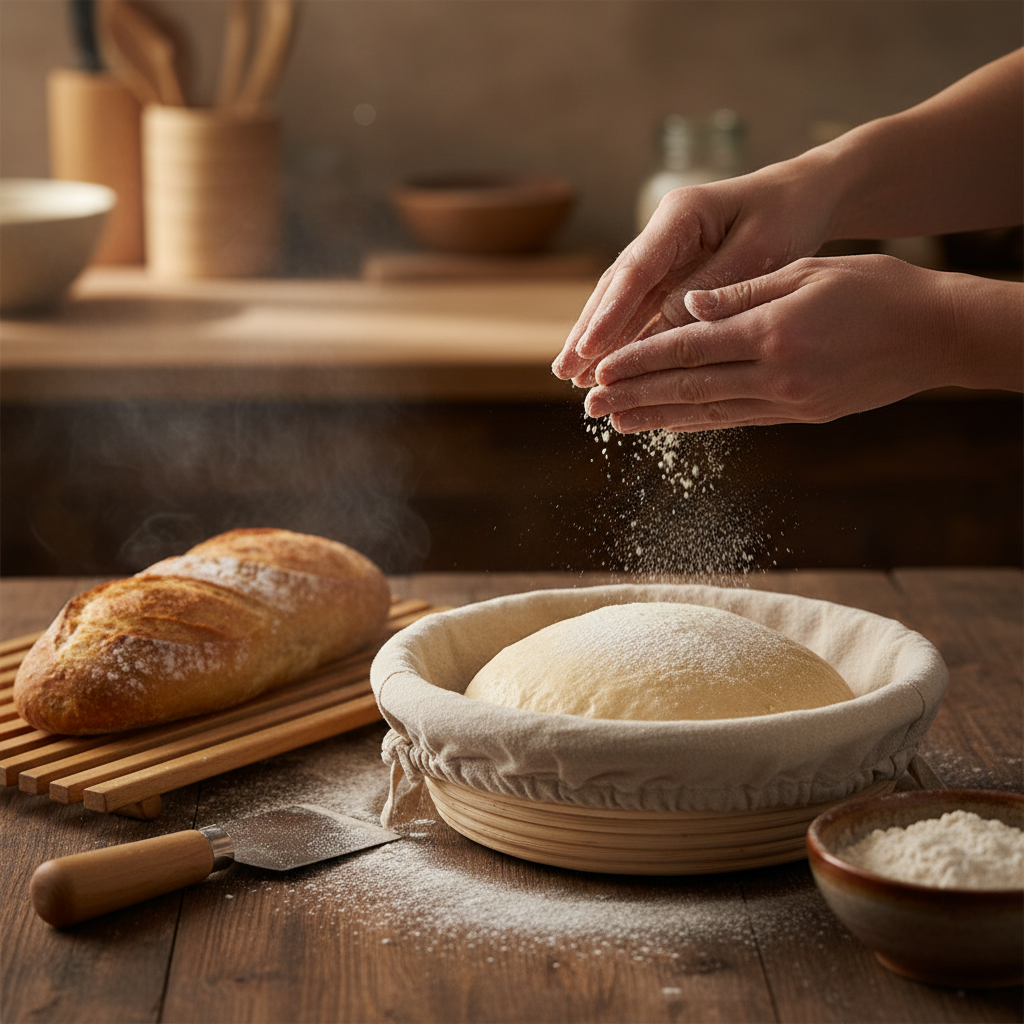découvrez comment utiliser un banneton pour réaliser des pains croustillants à la croûte parfaite. conseils et astuces pour un pain maison réussi.