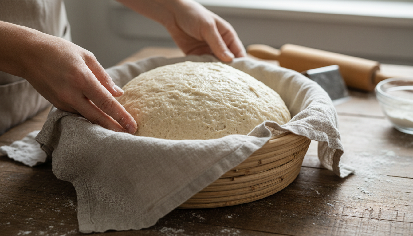 découvrez comment utiliser une toile de boulangerie pour un banneton et améliorez la fermentation de votre pain pour une cuisson parfaite.